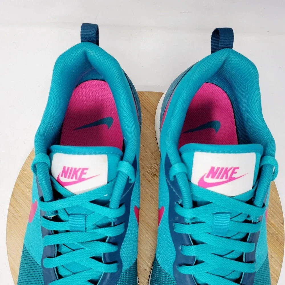 Nike Elite‎ Shinsen Shoes Womens 9 Aqua Blue Green Retro Athletic Sneakers